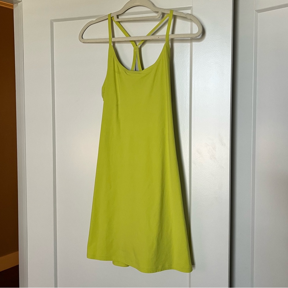 Outdoor Voices Lime Green Active Dress